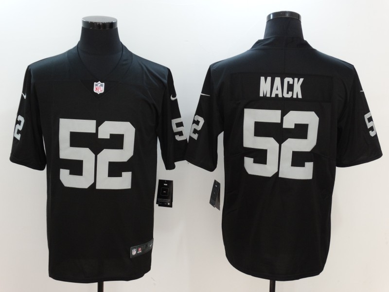 Men's Las Vegas Raiders Khalil Mack #52 Black Jersey